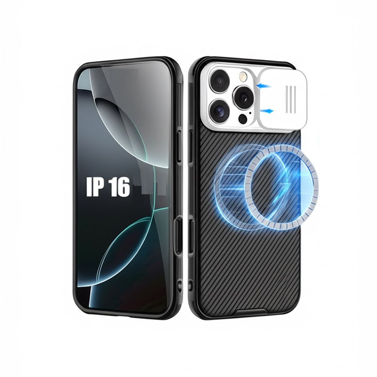 NILLKIN - Case Para Iphone 16 NILLKIN Funda Iphone 16 anticaídas