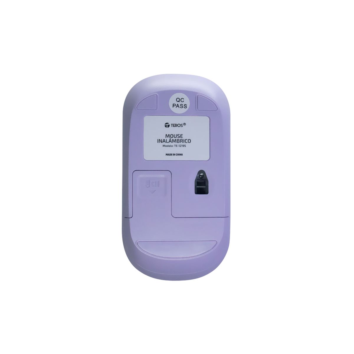 TEROS - MOUSE ÓPTICO INALÁMBRICO 1000 DPI USB MORADO