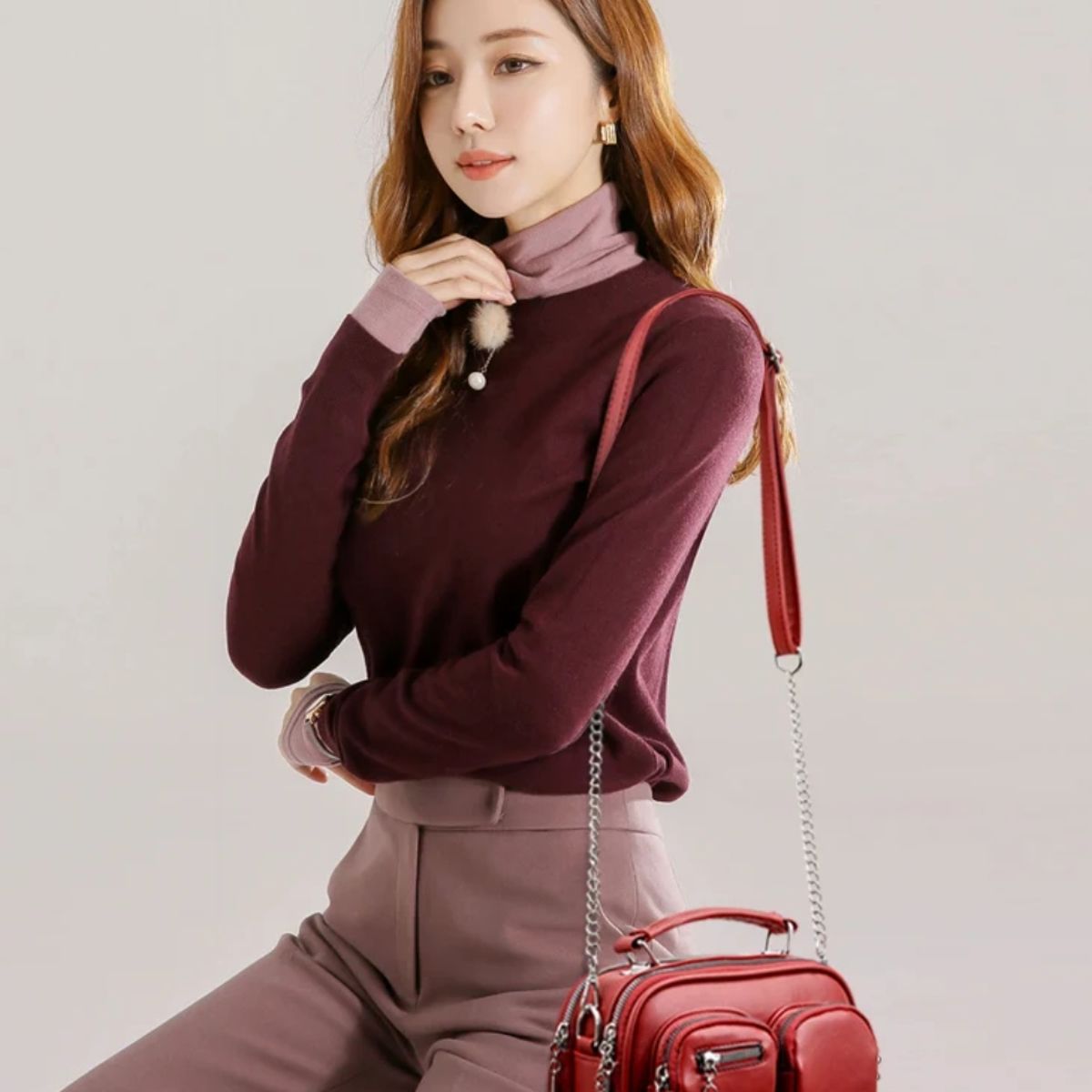 GENERICO - Cartera Morral en Cuero Pu Rectangular mujer