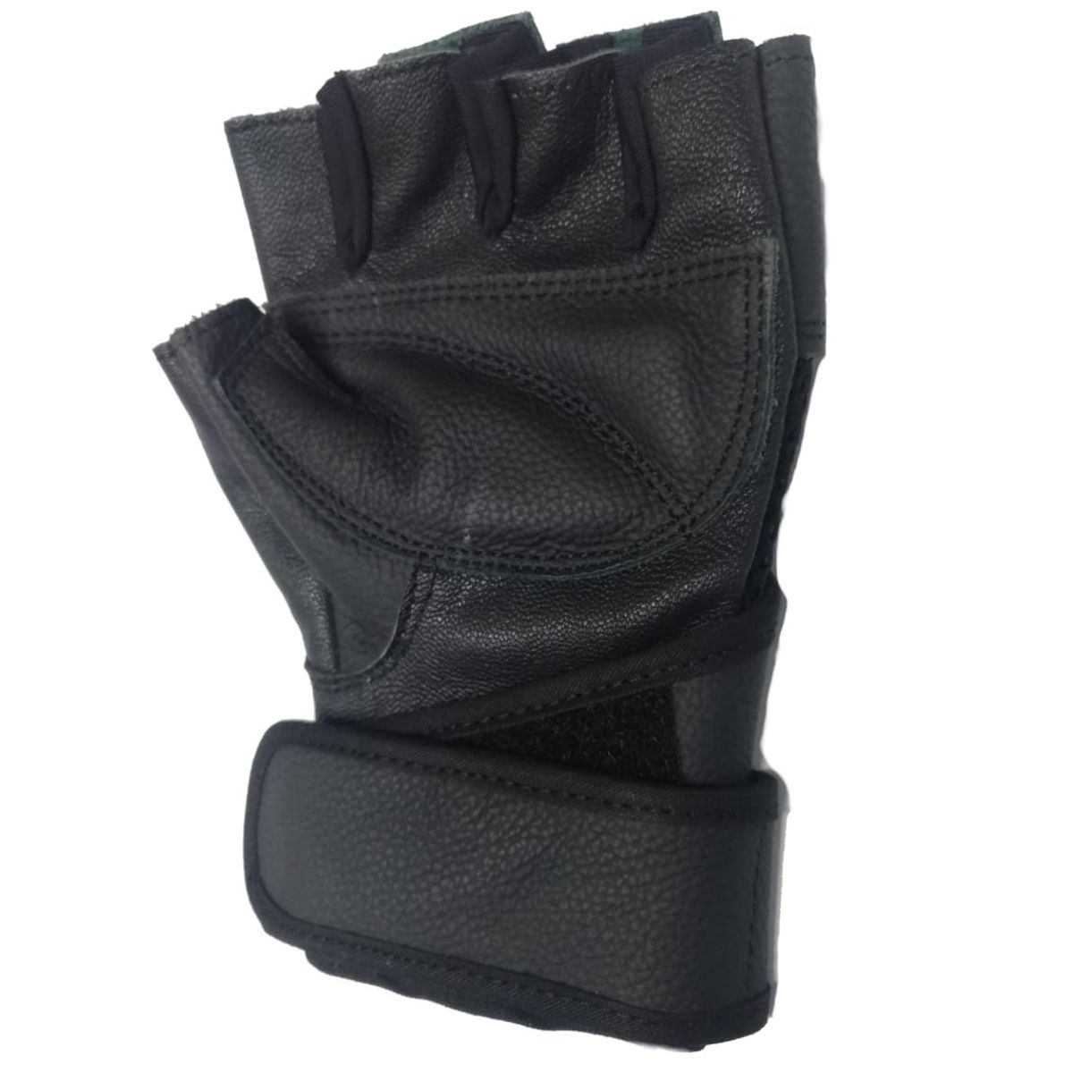 TODO FIT - Mitones Para Pesas Guantes Con Muñequera De Cuero Talla XXL