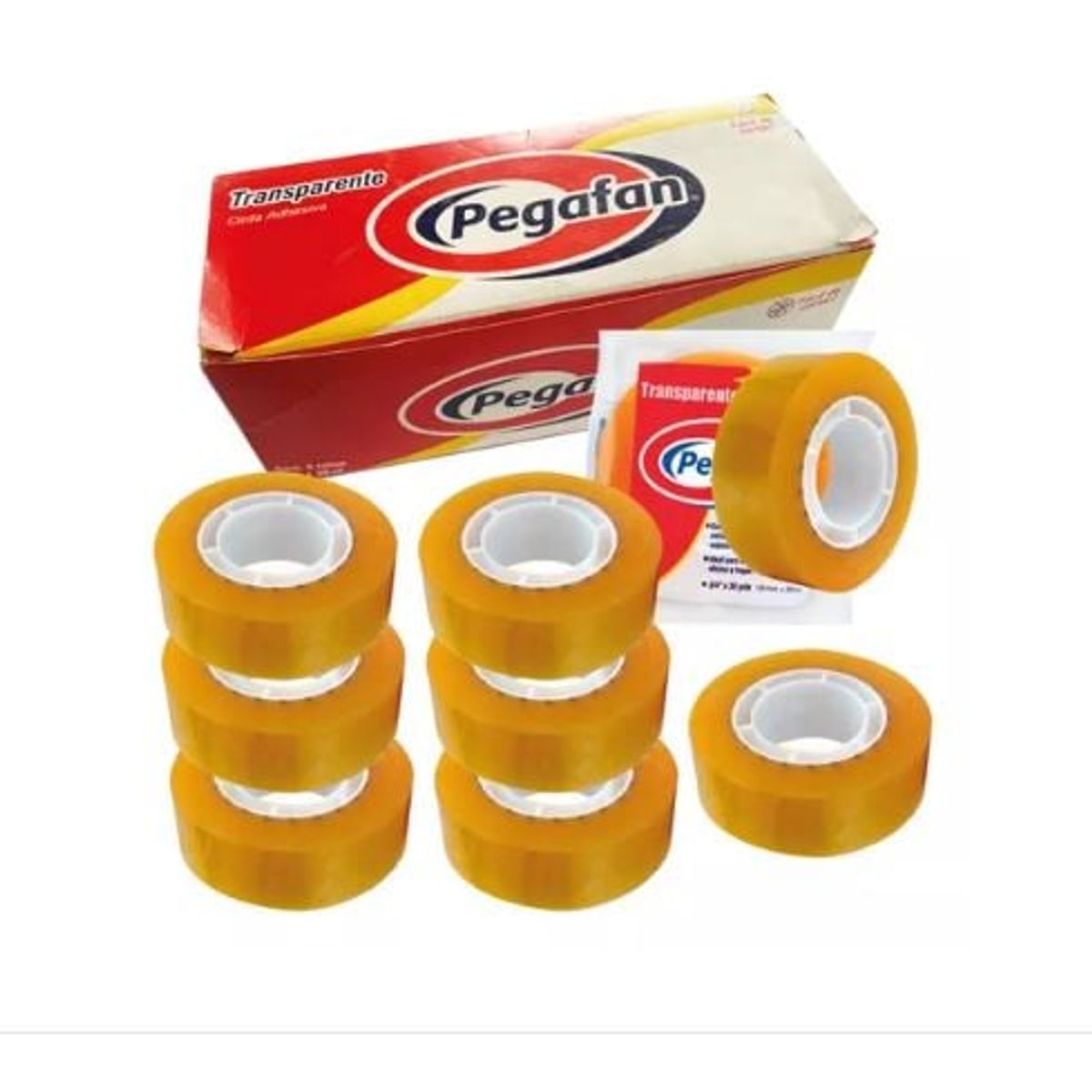 PEGAFAN - Caja de Cinta Adhesiva Cristalino