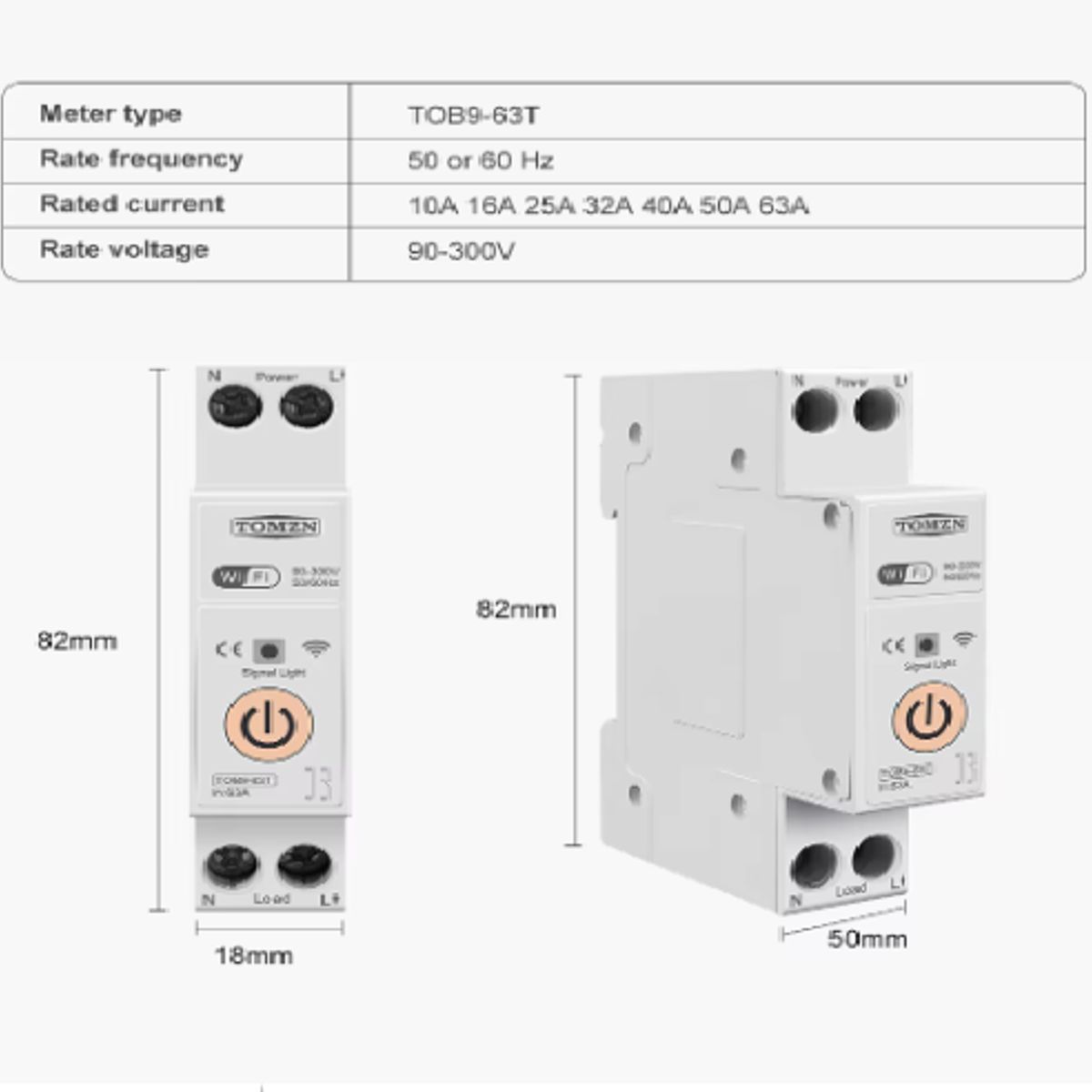 GENERICO - LLAVE TERMICA SMART 50A