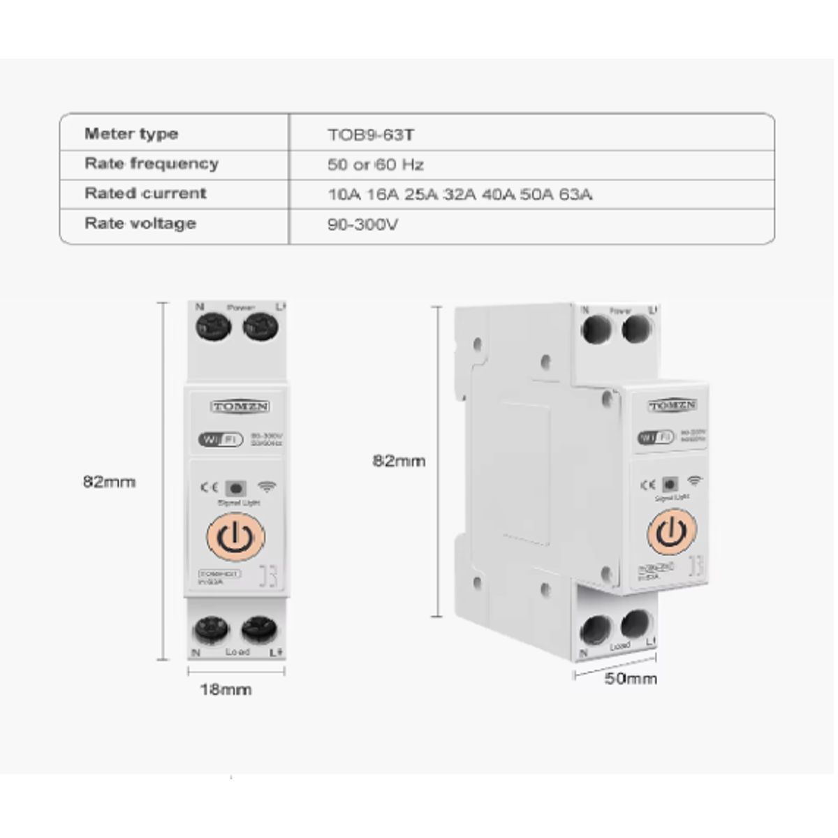 GENERICO - LLAVE TERMICA SMART 50A