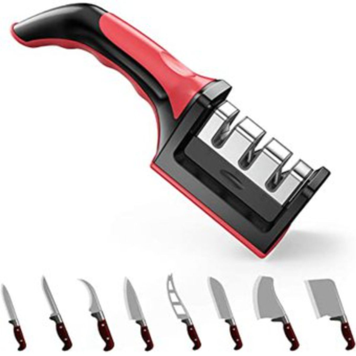 GENERICO - Afilador de Cuchillos para Cocina Tres Niveles