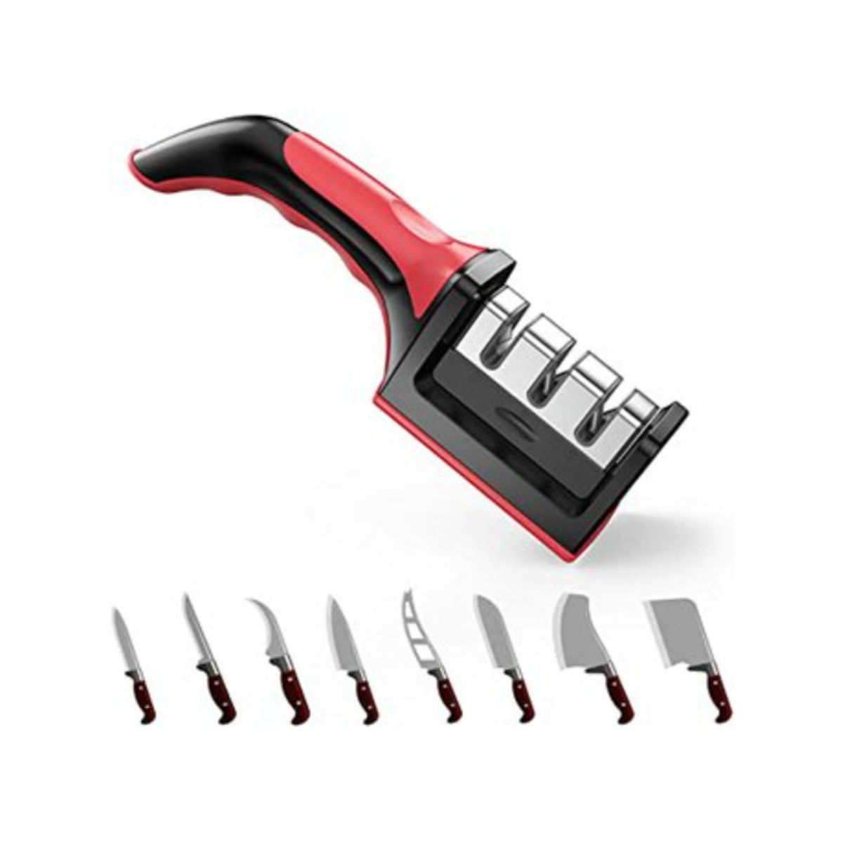 GENERICO - Afilador de Cuchillos para Cocina Tres Niveles