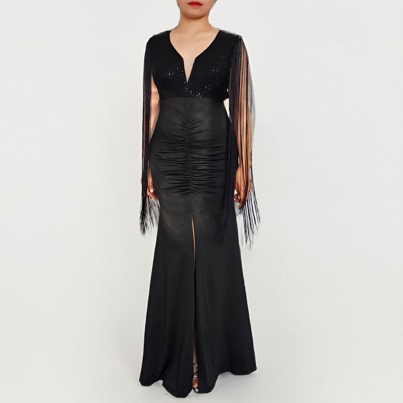 RINODERINA - Vestido Largo Elegante Fiesta Moderno Moda Mujer