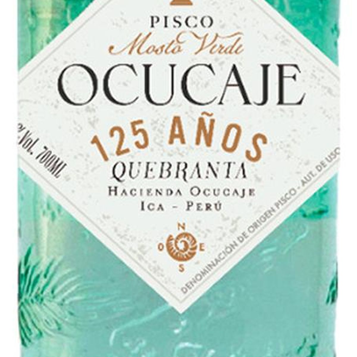 OCUCAJE - Pisco Mosto Verde Ocucaje Quebranta 700 ML
