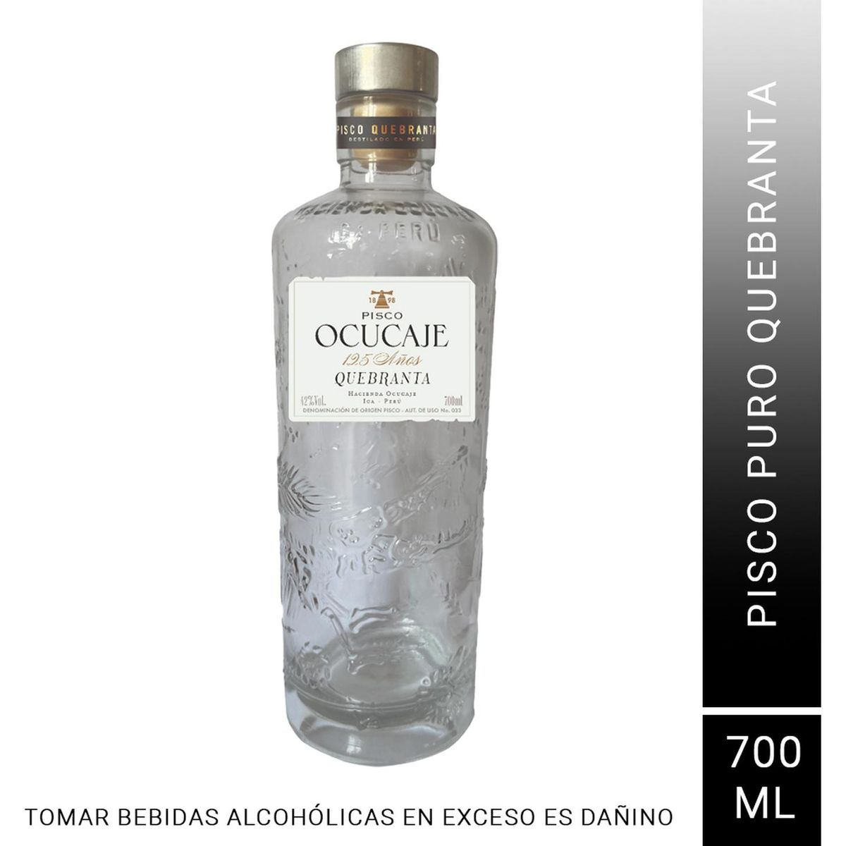 OCUCAJE - Pisco Puro Ocucaje Quebranta 700 ML