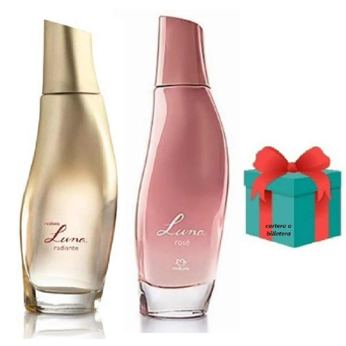NATURA - Perfumes Luna Rose + Luna radiante femenino + regalo