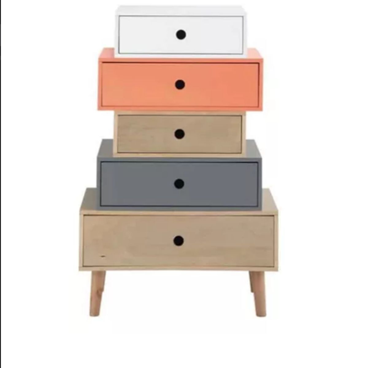 NACION MUEBLES - VELADOR NACION MUEBLES SAXZ COLOR MULTICOLOR