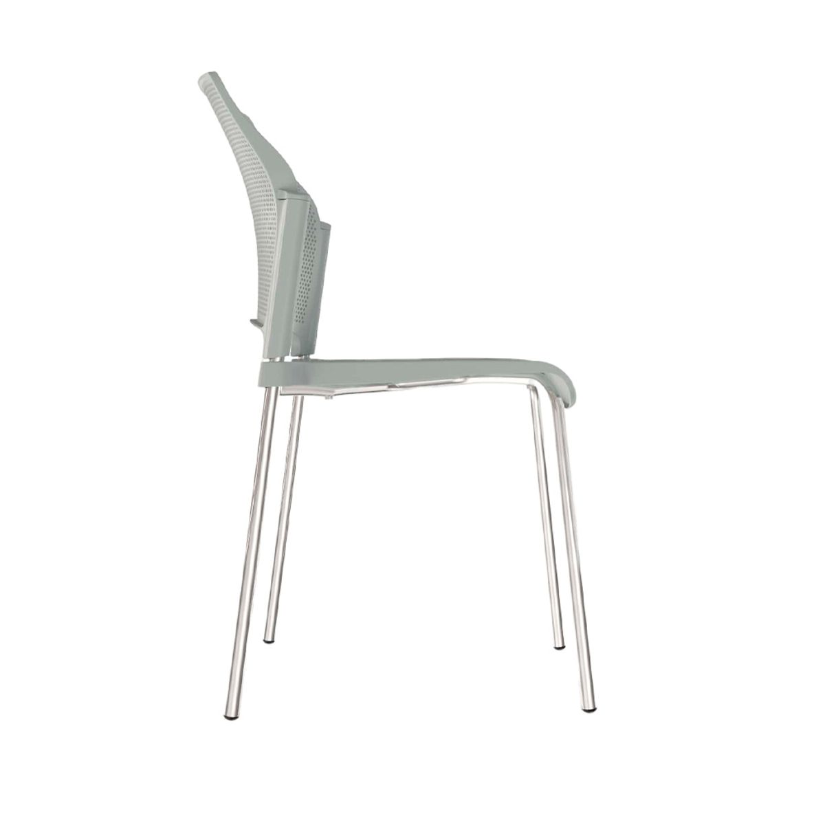 OFIDEAS - Silla de Oficina Visita Zyle Color Gris Ofideas