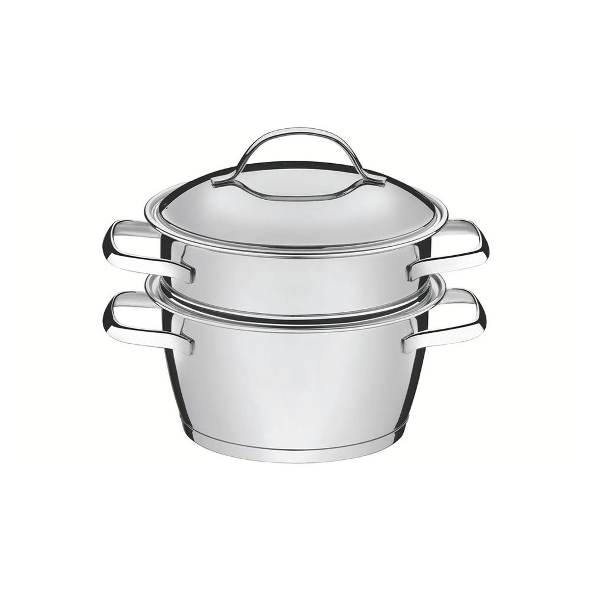 TRAMONTINA - Olla Vaporera 2Pz 16 cm Allegra Tramontina Acero Inoxidable 1.5L