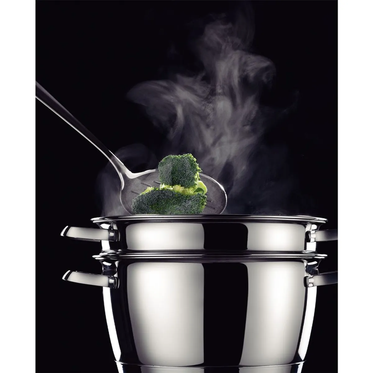 TRAMONTINA - Olla Vaporera 2Pz 16 cm Allegra Tramontina Acero Inoxidable 1.5L