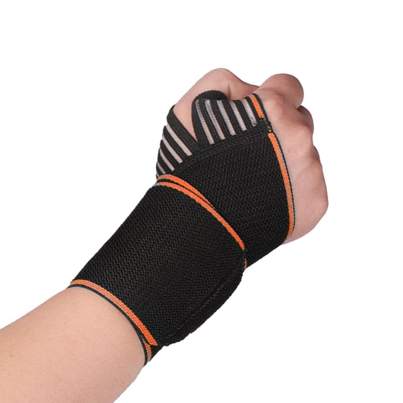 Muñequeras Elásticas De Velcro - Apoyo Para Levantamiento De Pesas, CrossFit Y Entrenamiento Funcional