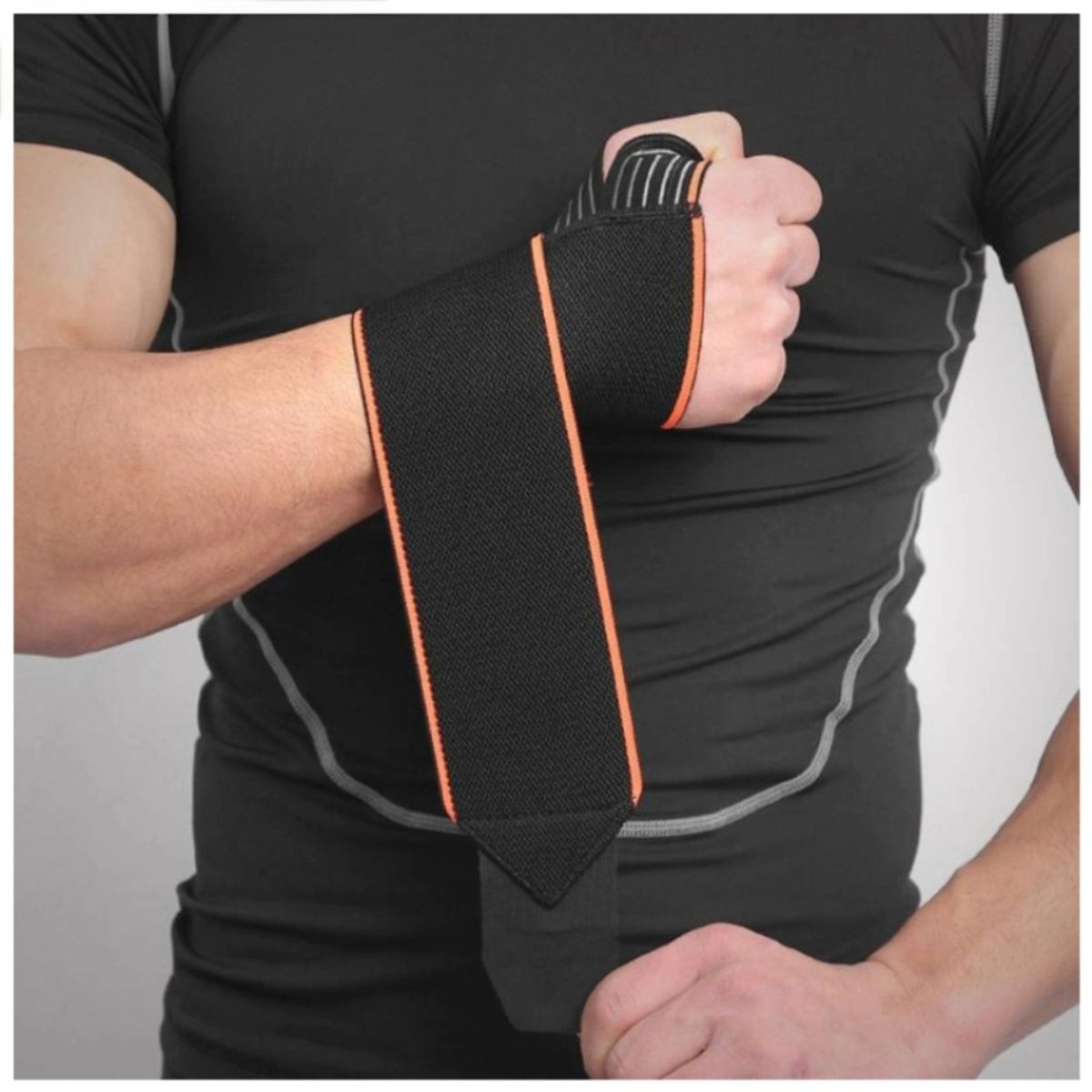 TODO FIT - Muñequeras Elásticas para Entrenamiento Prevenir Lesiones Deportivas