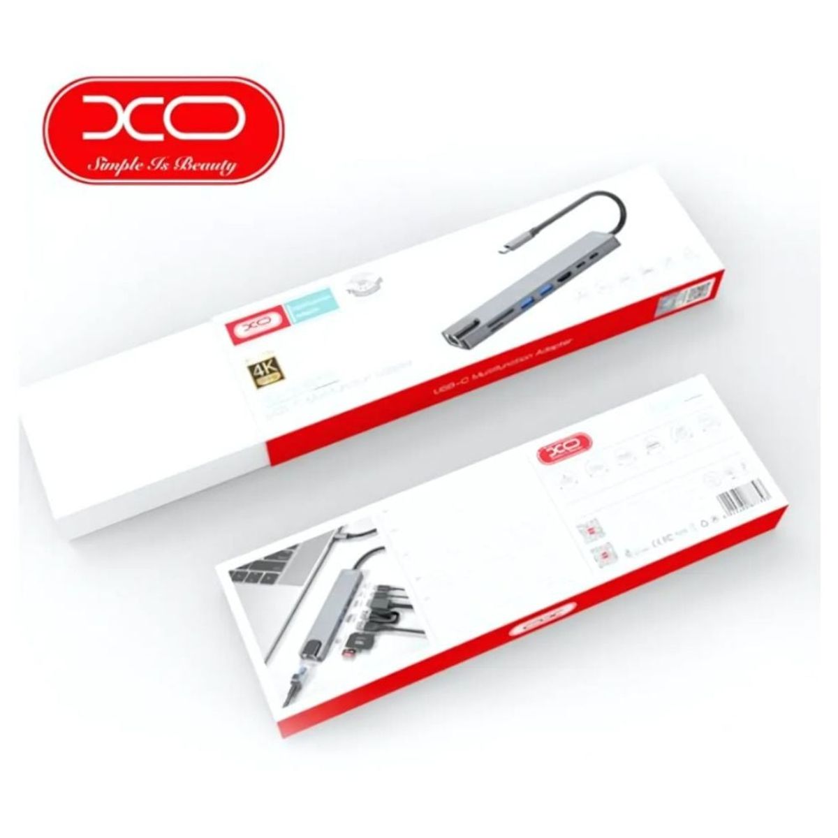 XO SIMPLE IS BEAUTY - Adaptador HUB Tipo C Multifunción XO-HUB003