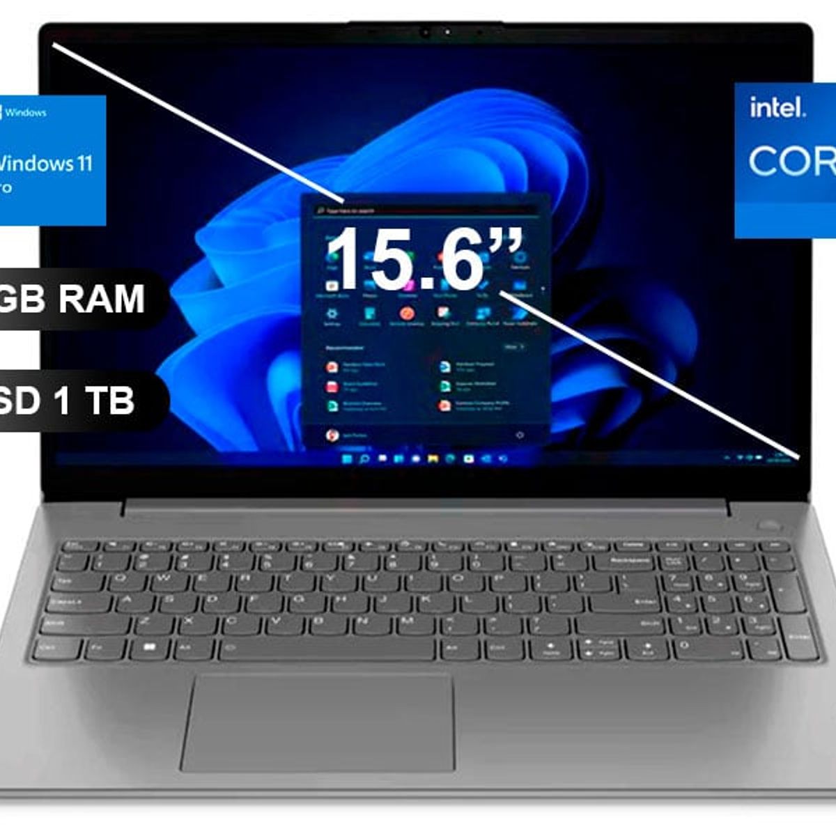 LENOVO - LAPTOP LENOVO V15 G4 IRU I7-1355U 16GB SSD1TB 15.6 83CC001LLM WINDOWS 11 PRO
