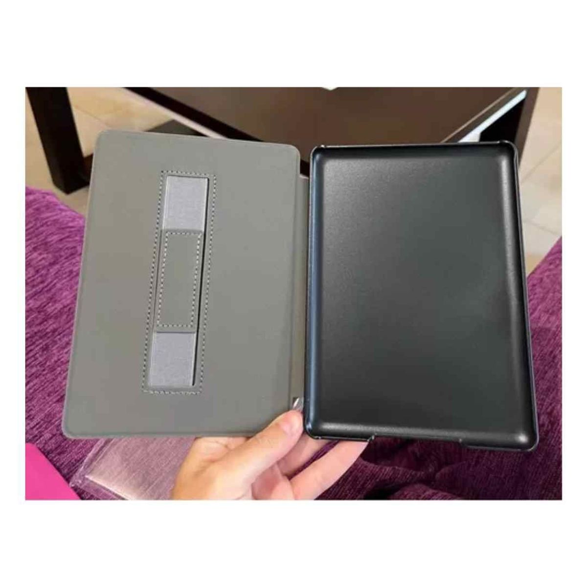 GENERICO - Case Funda para Kindle Paperwhite 12 gen 2024 C/sujetador negro