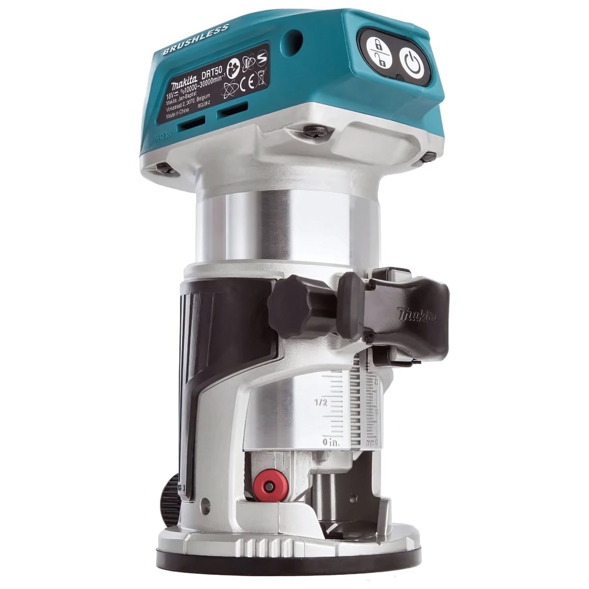 MAKITA - Ruteadora Makita DRT50Z LXT 18V BL 14-38 Sin Baterías