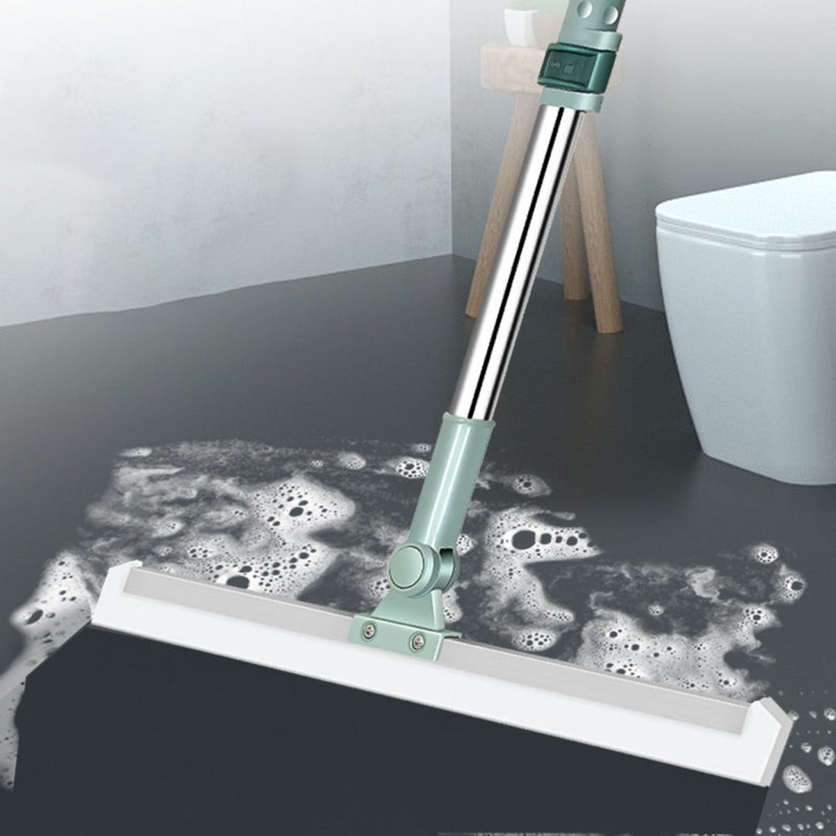 AURELA - FlexiSwipe Escurridor de silicona extensible y giratorio