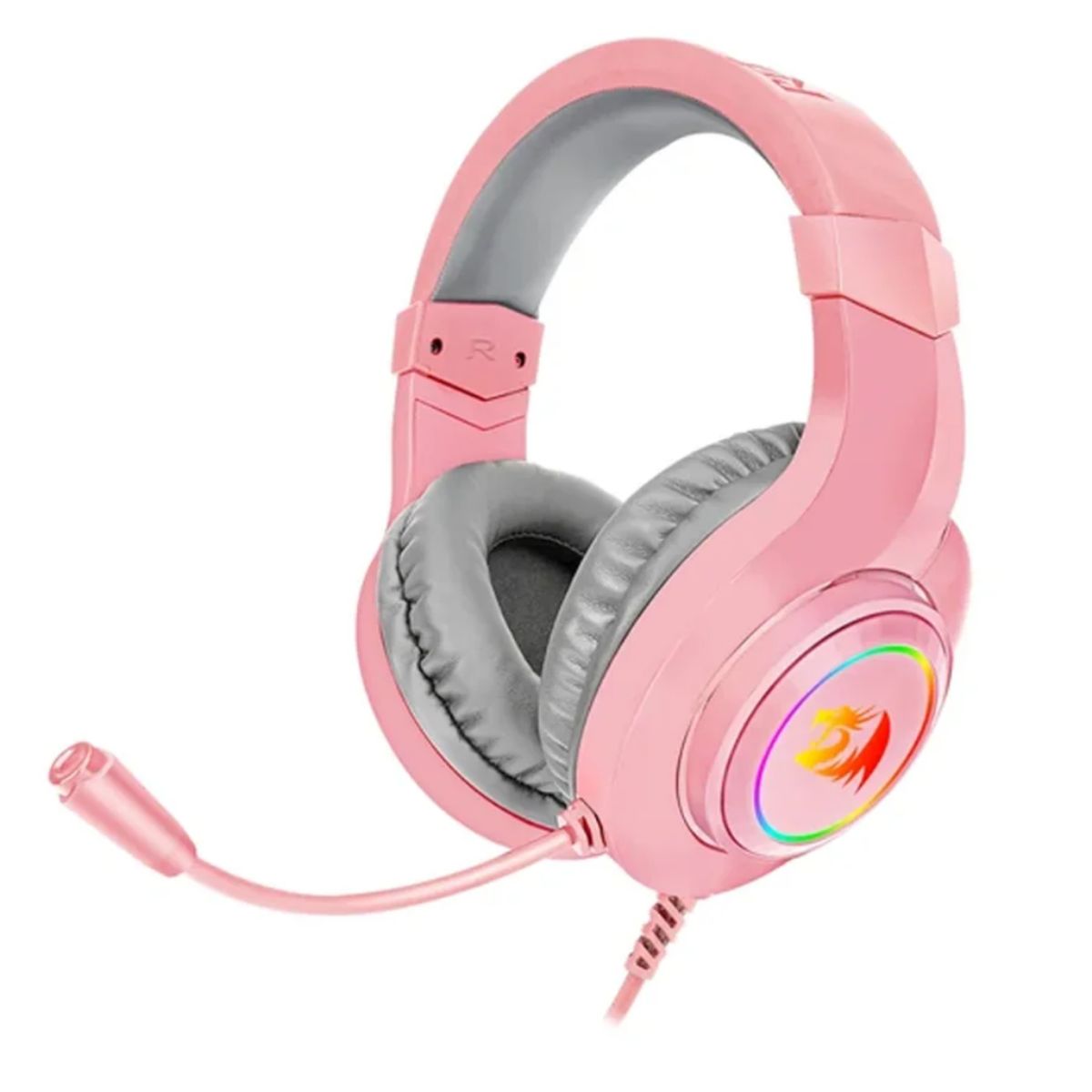 REDRAGON - Auriculares Redragon HYLAS H260P-RGB PINK