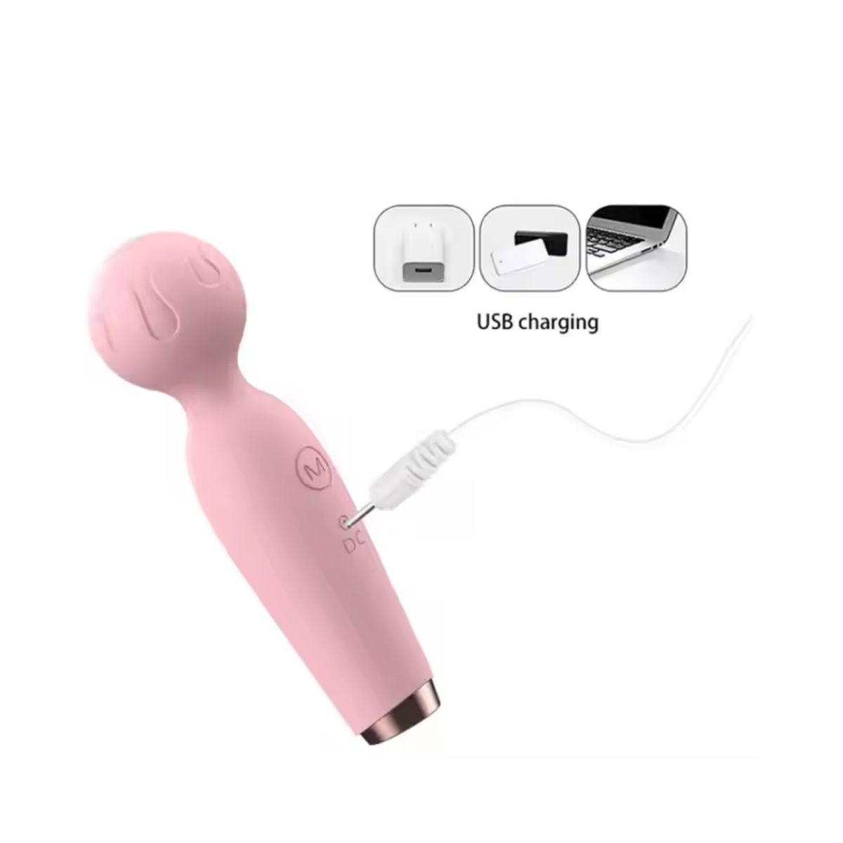 GENERICO - VIBRADOR MICROFONO 10 FRECUENCIAS USB