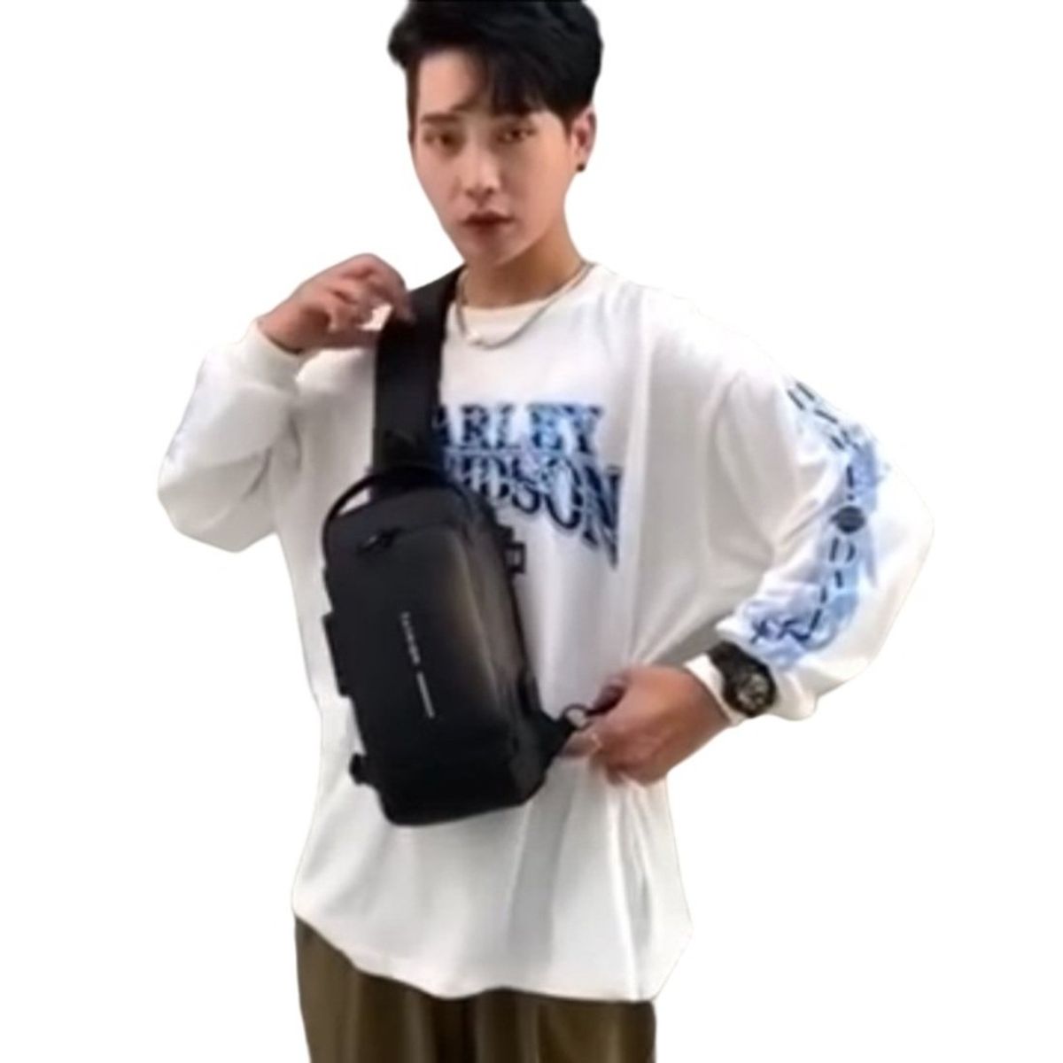 GENERICO - Morral Bolso  Antirrobo Candado Clave Negro USB Mochila Genieka