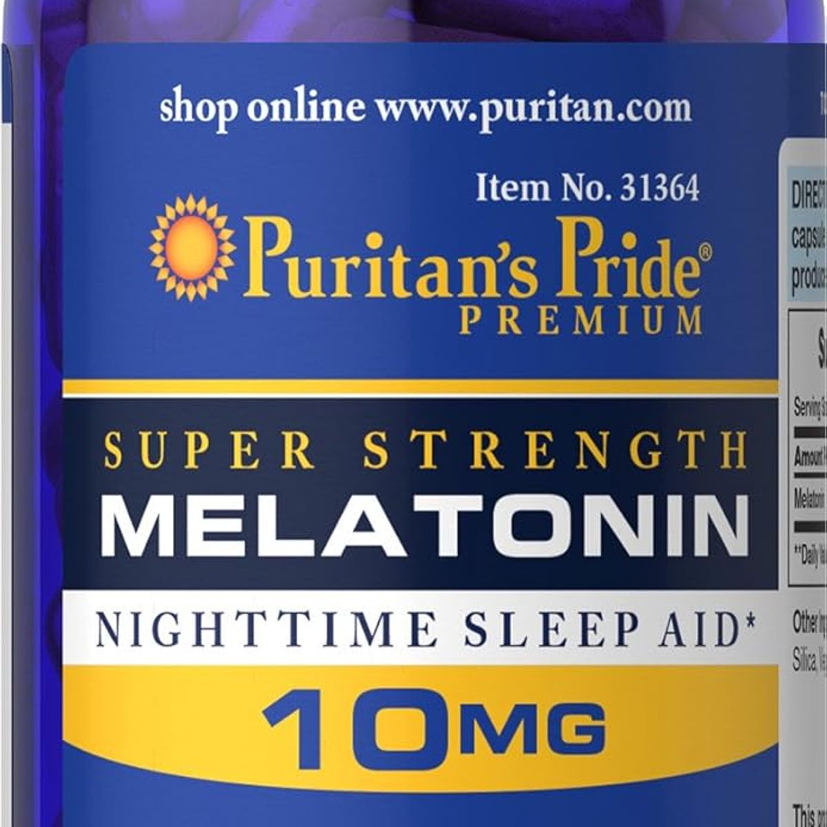 PURITANS PRIDE - Puritan's Pride Melatonina Formula Avanzada 10MG , 120 capsulas