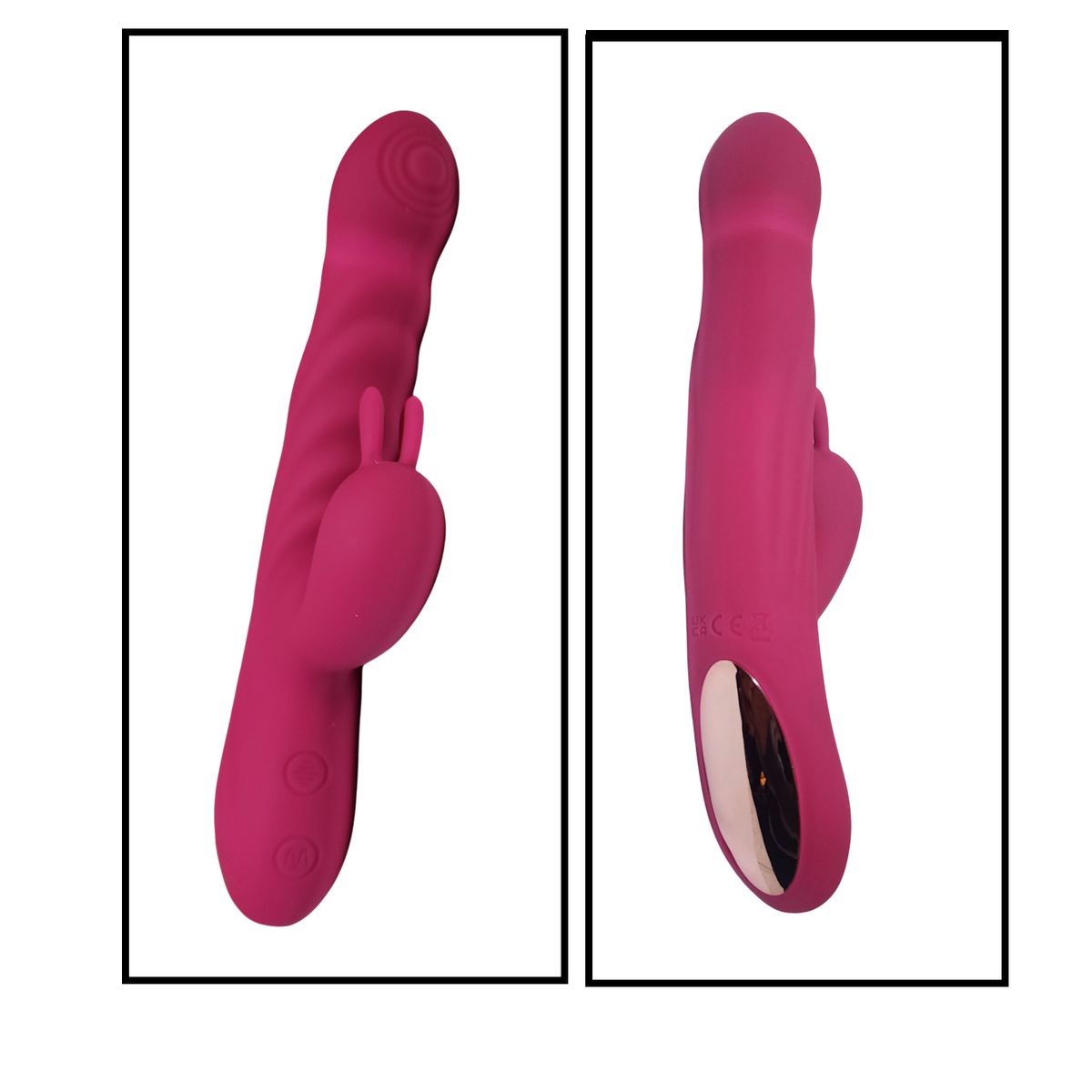 GENERICO - Potente vibrador de 2 motores de 22cm x 3cm