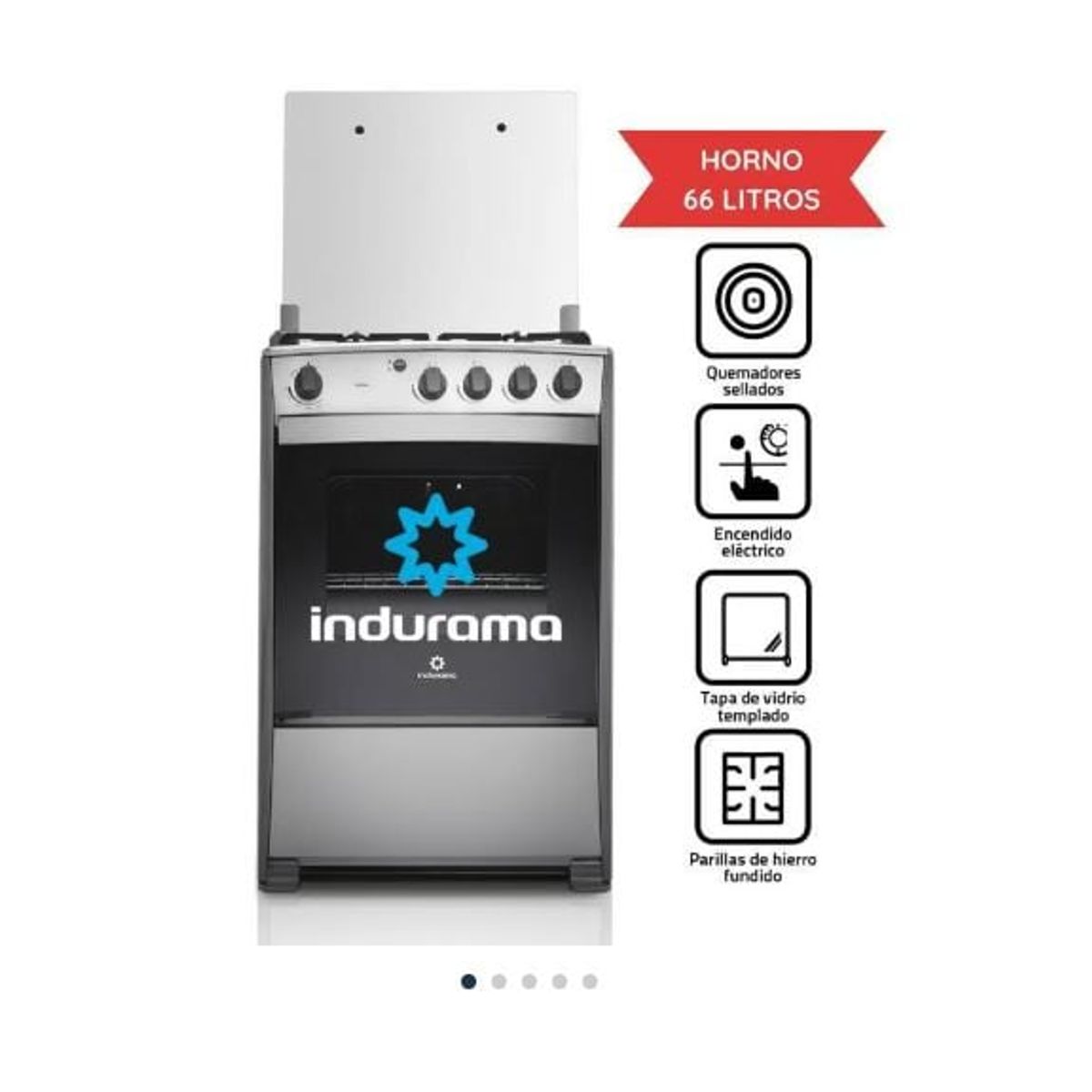 INDURAMA - Cocina a Gas Indurama CORUÑA QZ