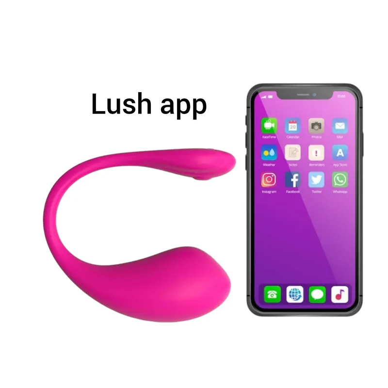GENERICO - VIBRADOR HUEVO LUSH CON APLICATIVO CONTROL A DISTANCIA