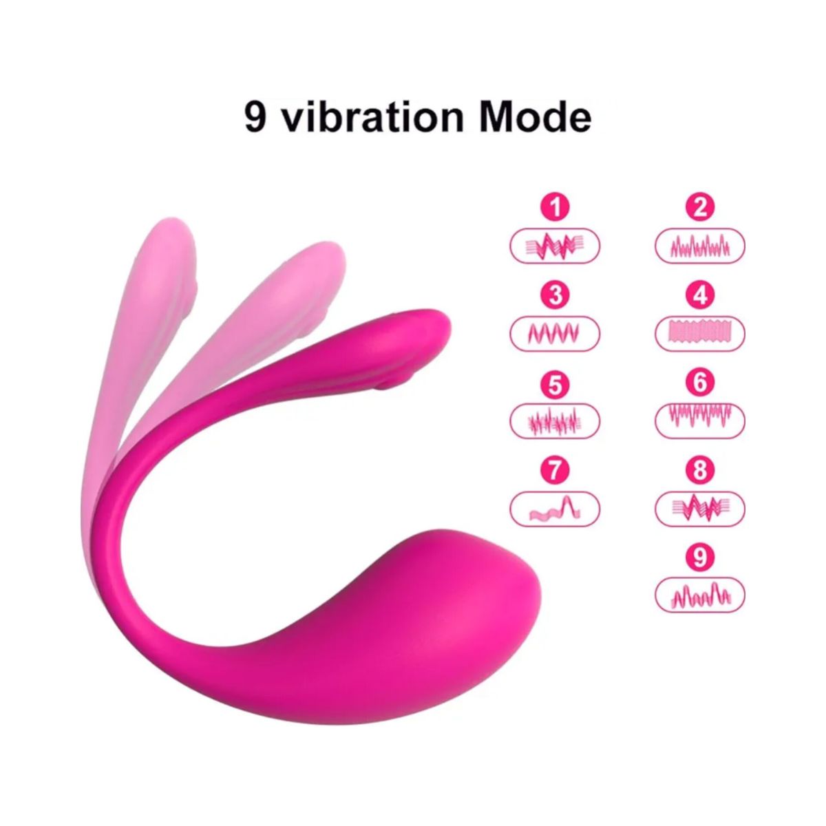 GENERICO - VIBRADOR HUEVO LUSH CON APLICATIVO CONTROL A DISTANCIA