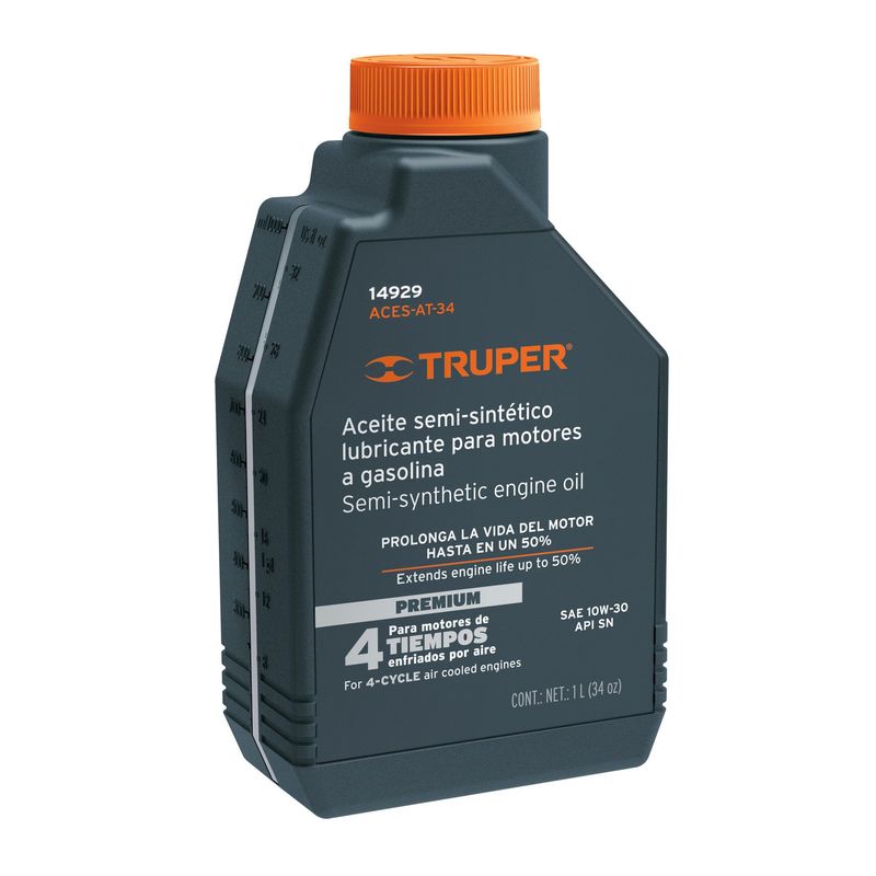 TRUPER - Aceite 4 tiempos para motores 1000ml Truper X 2 UND