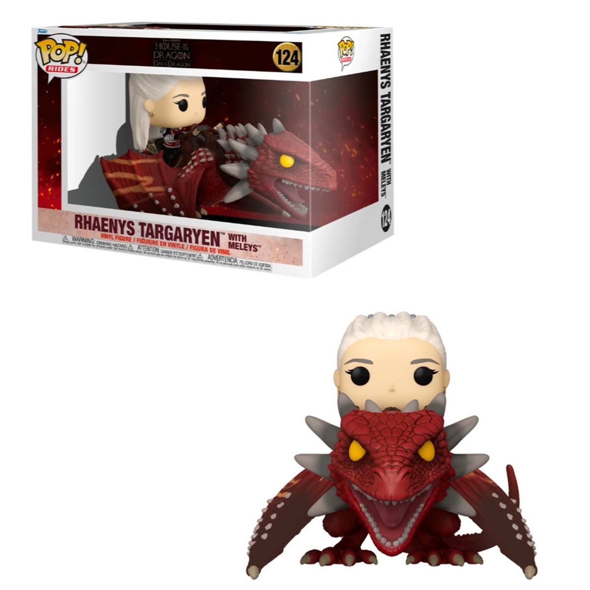 FUNKO - Funko Pop House of the Dragon - Rhaenys Targaryen con Meleys 124