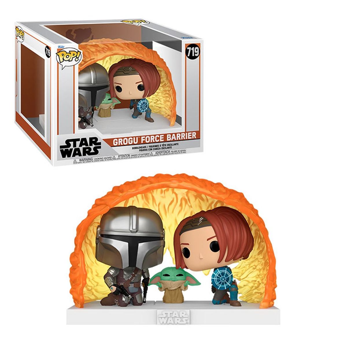 FUNKO - Funko Pop The Mandalorian - Barrera de Fuerza de Grogu 719
