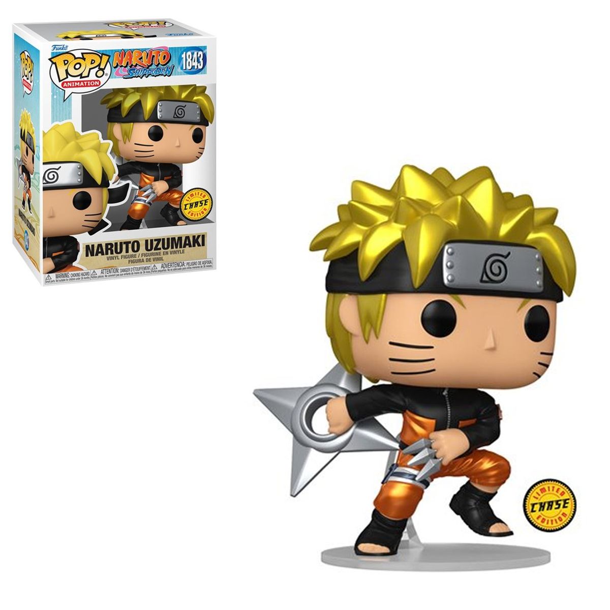 FUNKO - Funko Pop Naruto - Naruto con Shuriken Chase 1843