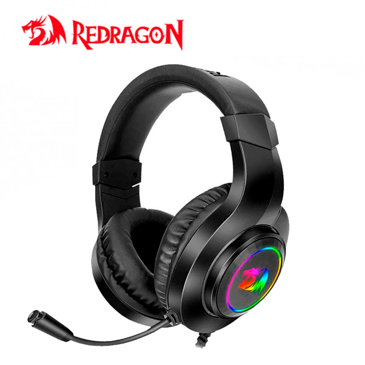 REDRAGON - Audífonos Gamer Redragon H260 Hylas RGB - Black