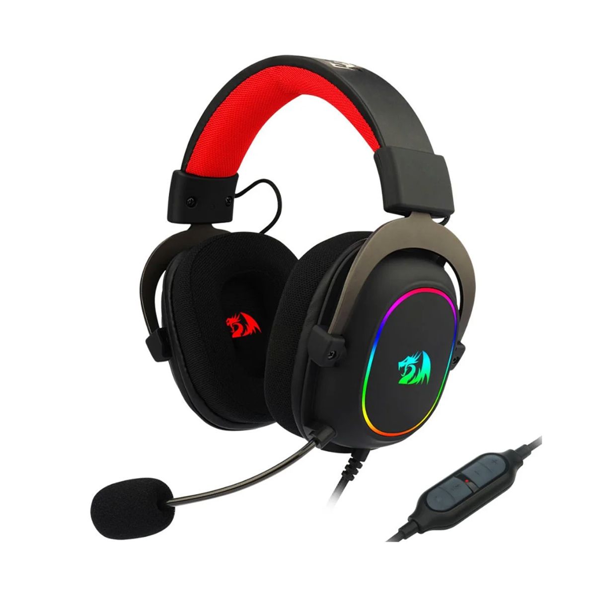 REDRAGON - Auriculares Redragon Zeus X RGB H510P-RGB BLACK