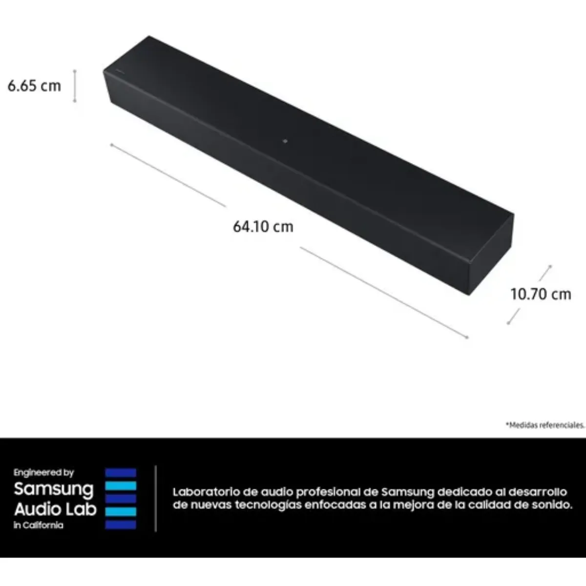 SAMSUNG - Soundbar Samsung 2.0 CH HW-B400/PE