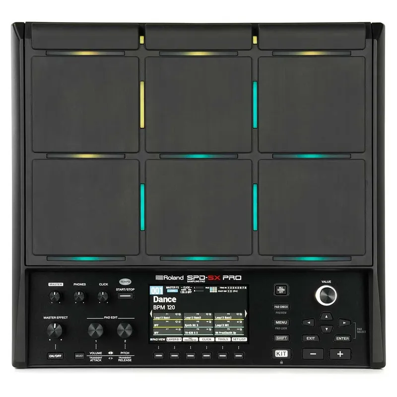 ROLAND - Pad Percusión Electrónica y Sampler Roland SPD-SX PRO PAD