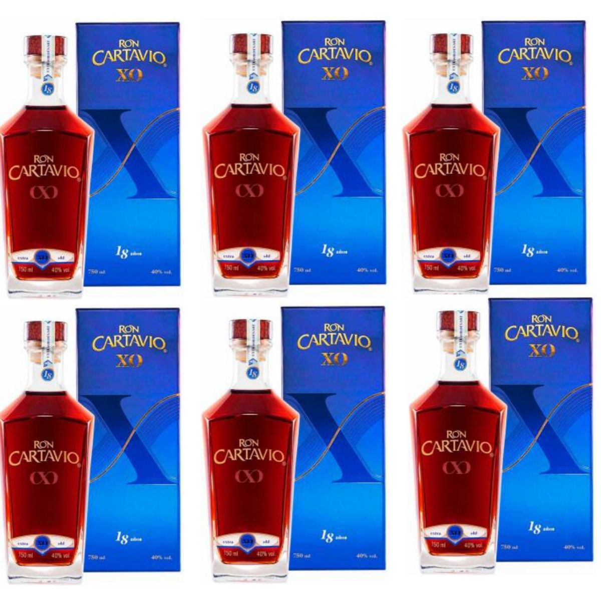 CARTAVIO - Ron Cartavio Xo 750ml - 6 UND