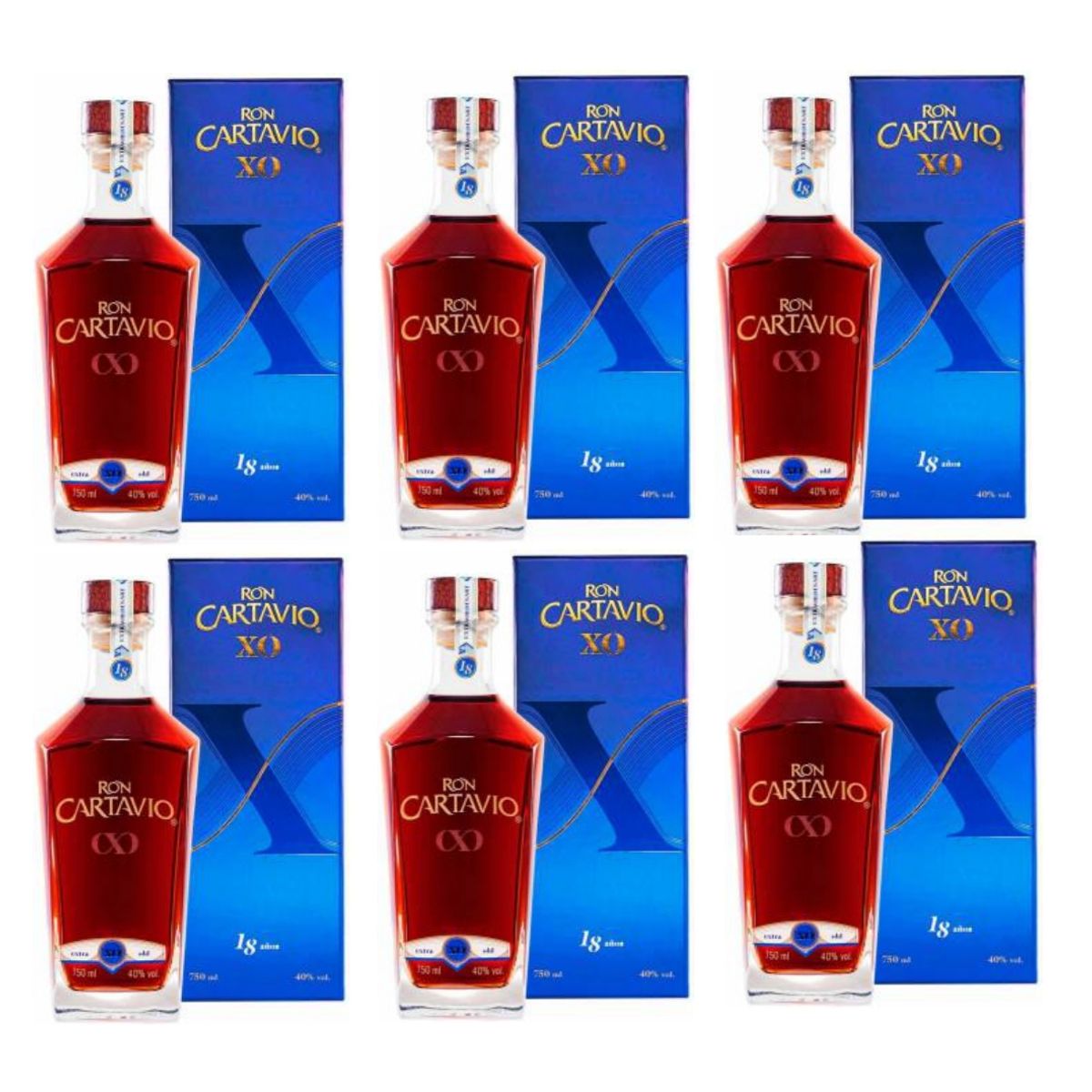 CARTAVIO - Ron Cartavio Xo 750ml - 6 UND