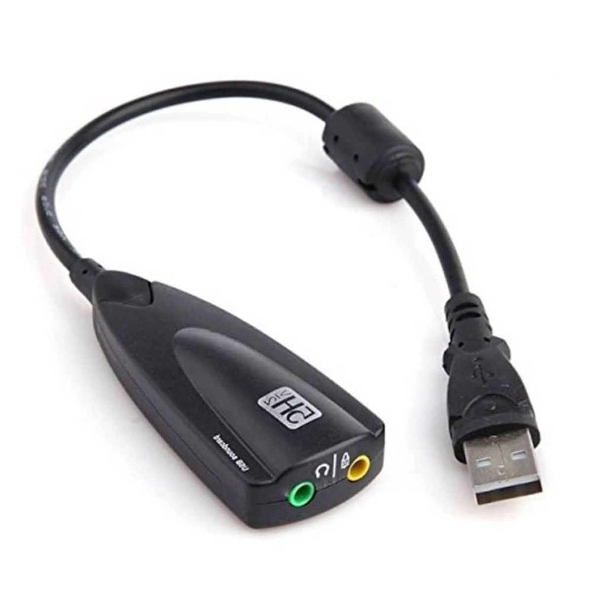 GENERICO - Tarjeta de sonido USB 2.0 Steel Sound 7.1 5hv2