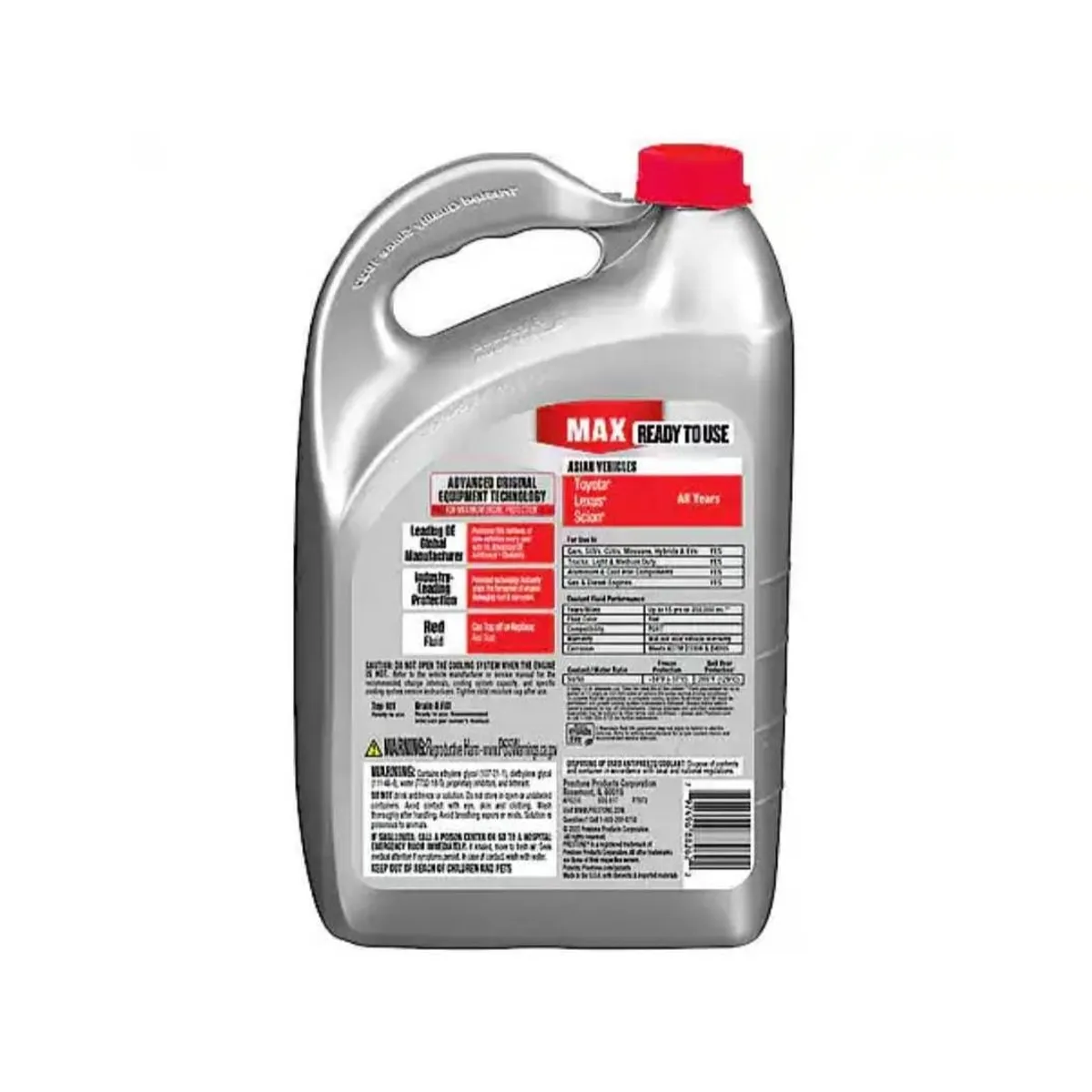 PRESTONE - Refrigerante Anticongelante Asian Cars Prestone Max 50% Rojo