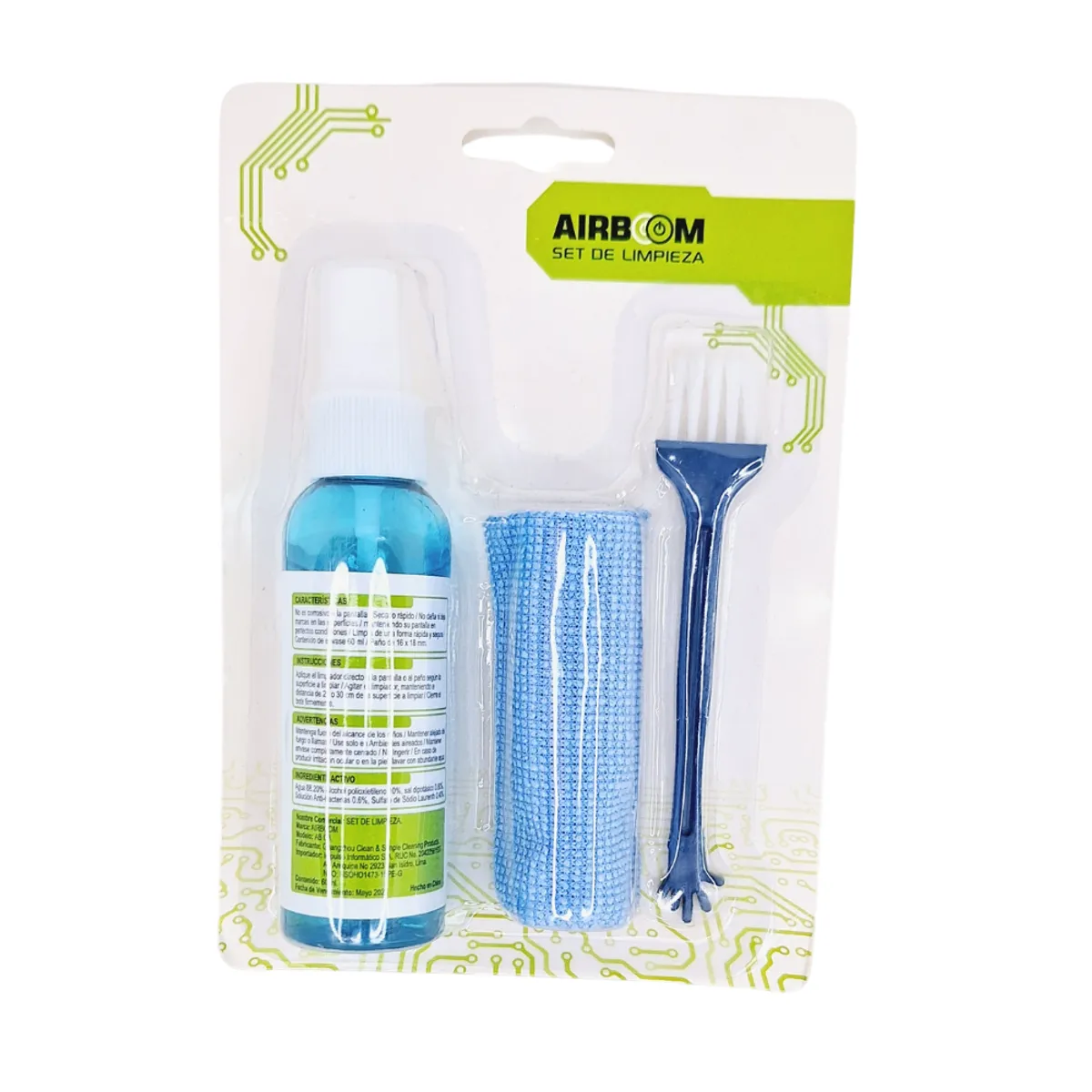 GENERICO - Kit de Limpieza para Portatiles PC Camaras y Pantallas