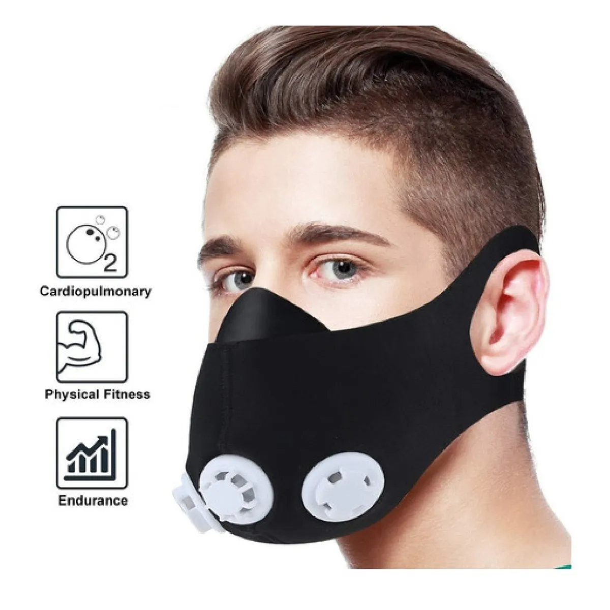 TODO FIT - MÁSCARA DE RESISTENCIA PARA ENTRENAMIENTO CORRER