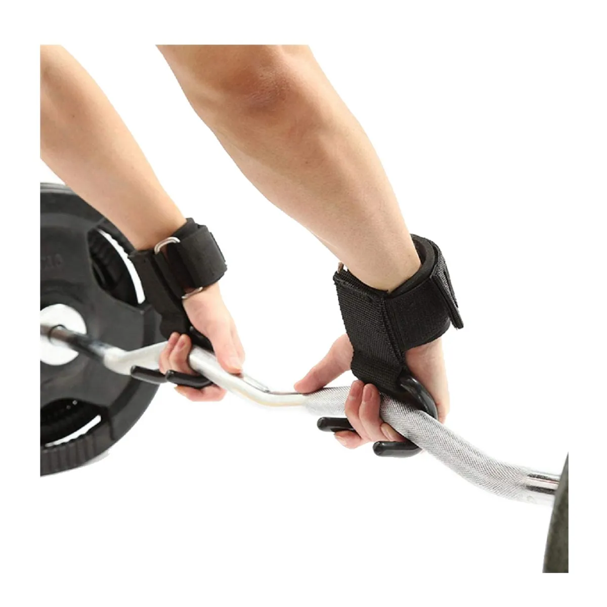 TODO FIT - Straps Muñequeras Ganchos Para Peso Levantamiento de Barra