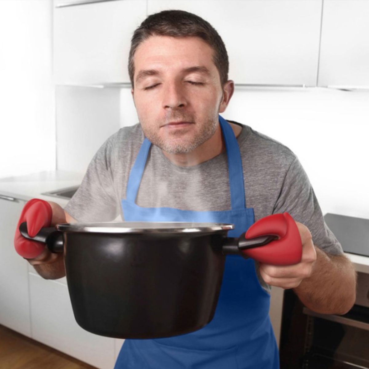 AURELA - LobsterGloves Guantes de silicona con forma de pinzas de langosta