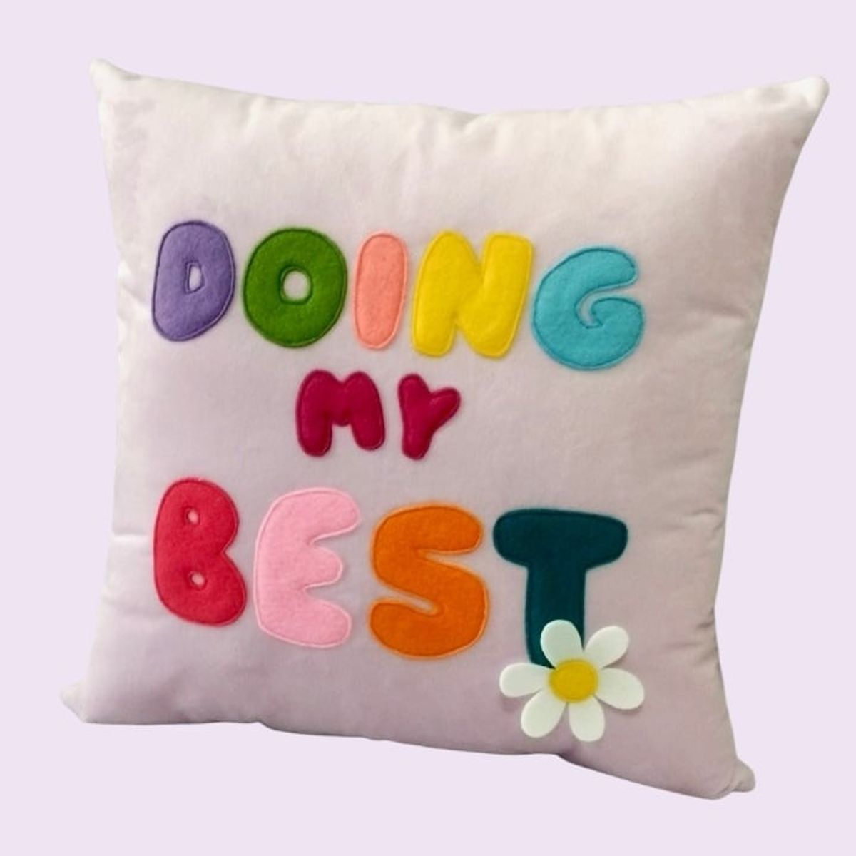 GENERICO - Cojín girly frase animo amor