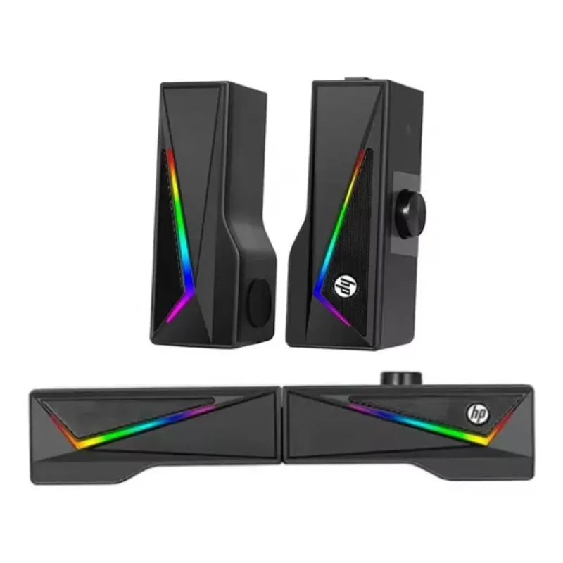 HP - Parlantes Gamer HP Desprendibles para PC RGB DHE-6005